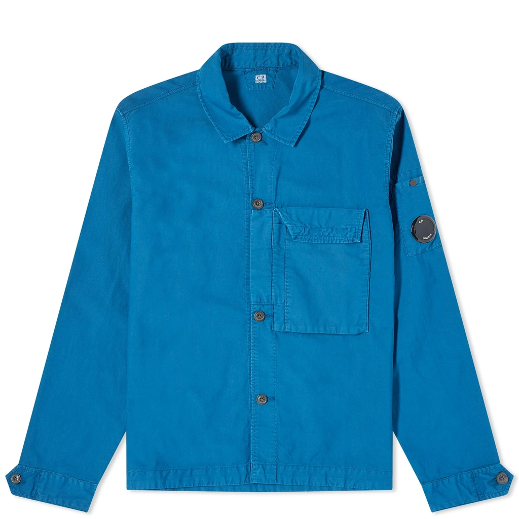 CP Company Men's Ottoman Shirt Ink Blue